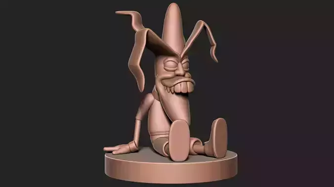 bananas bronze statue of person