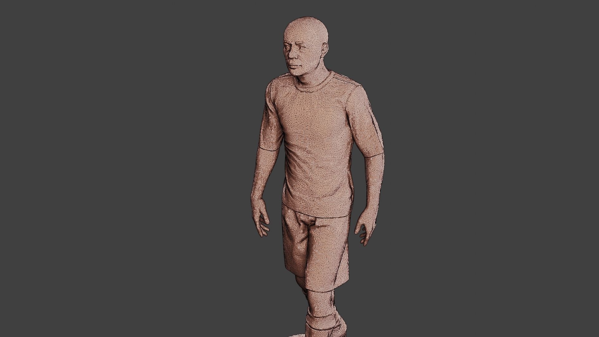 Soccer Player SP 017 3D print model_12