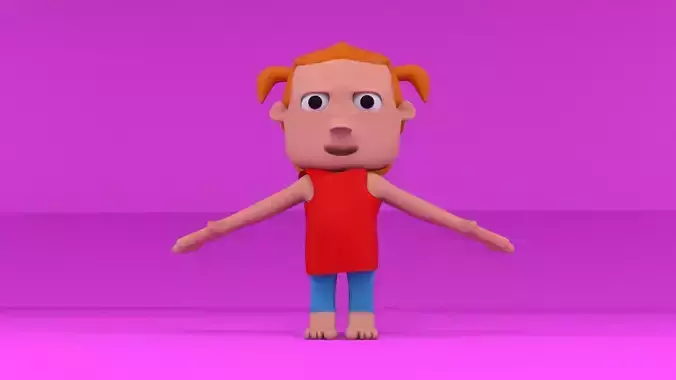 GIRL CHARACTER MODEL