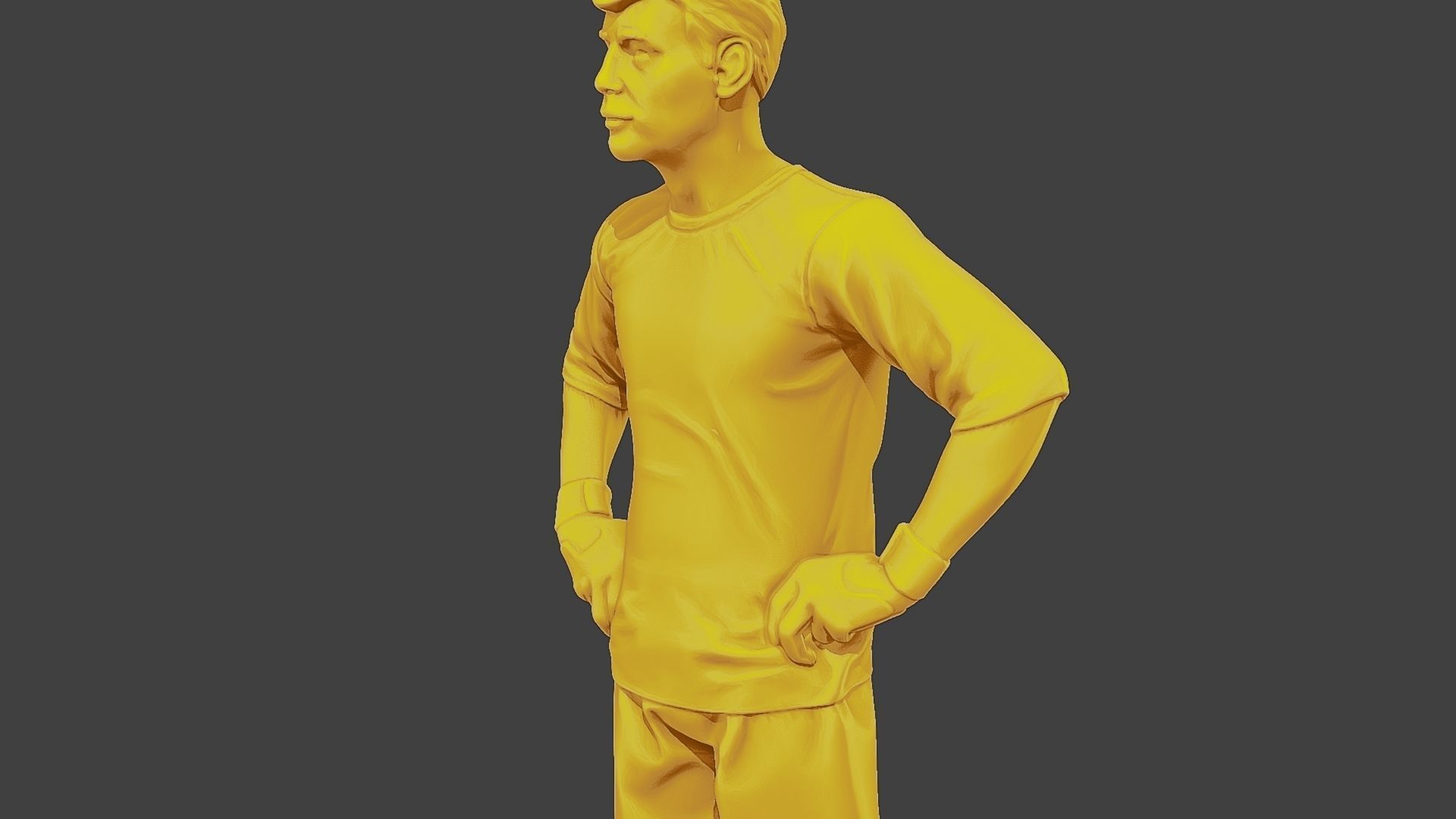 Soccer Player SP 018 3D print model_18