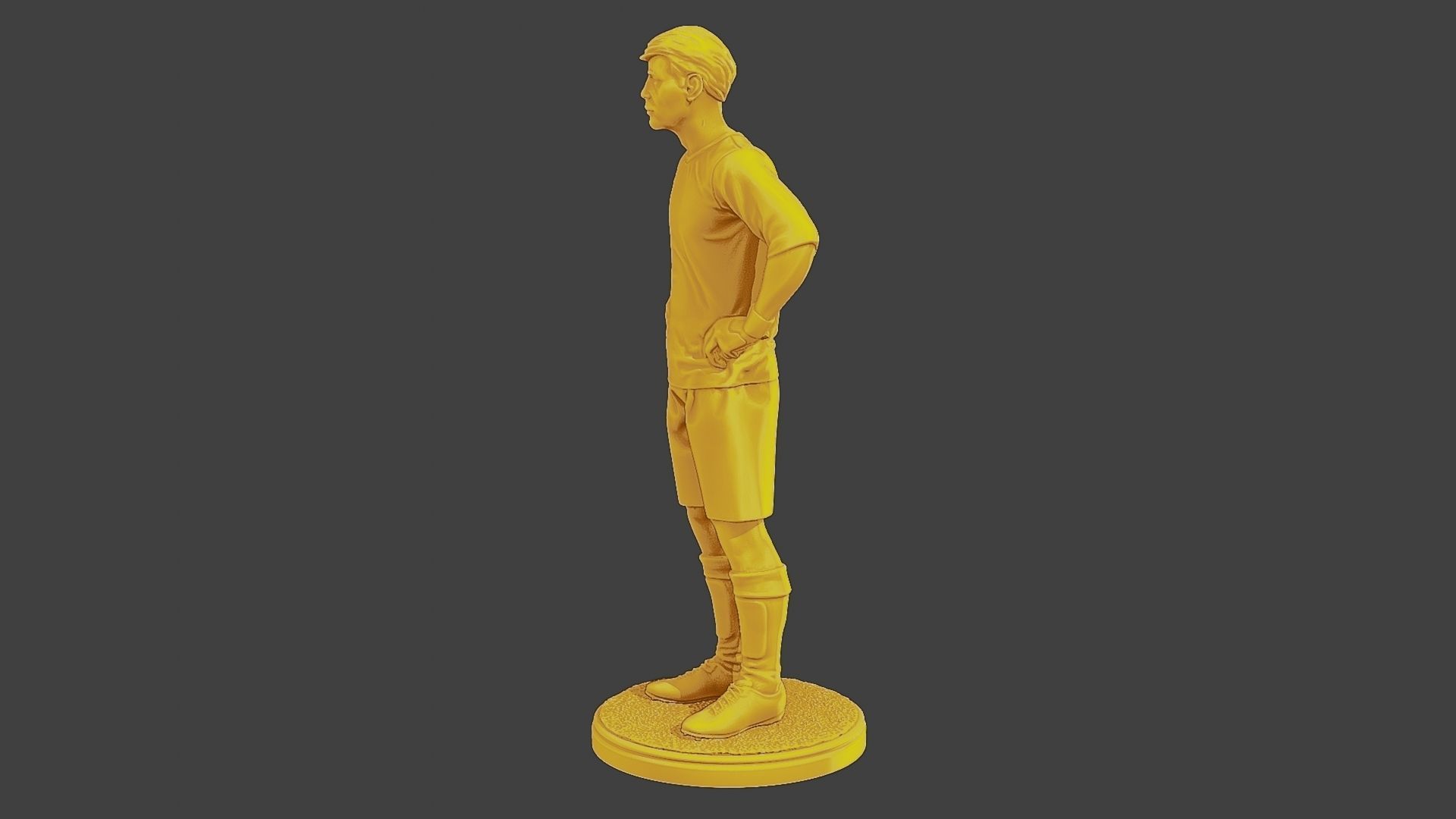Soccer Player SP 018 3D print model_3