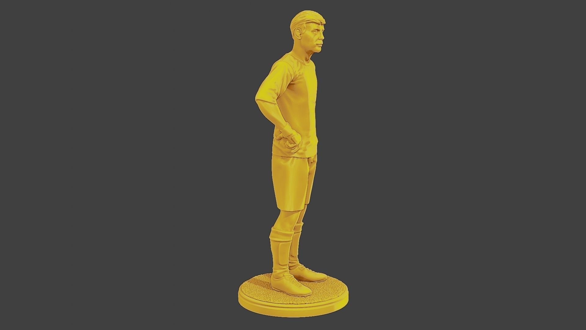 Soccer Player SP 018 3D print model_9