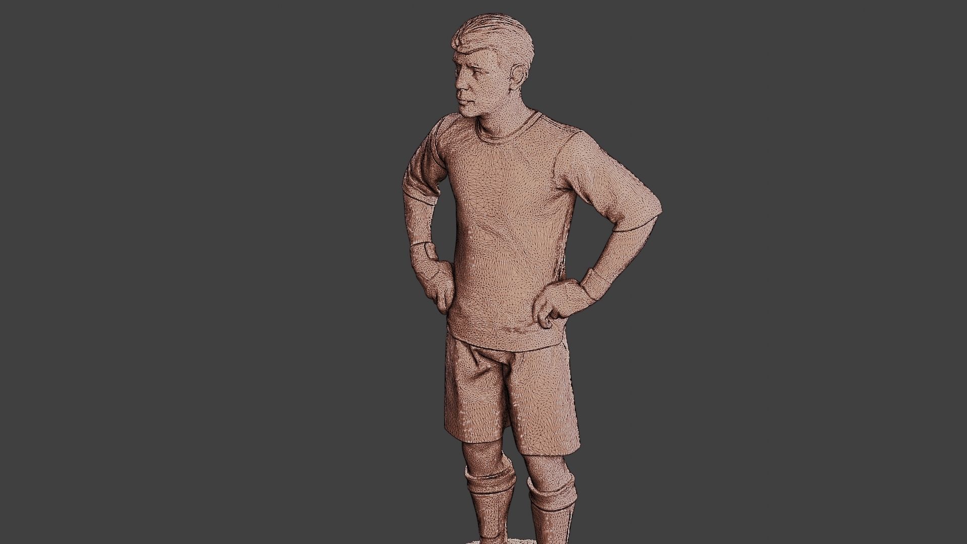 Soccer Player SP 018 3D print model_12