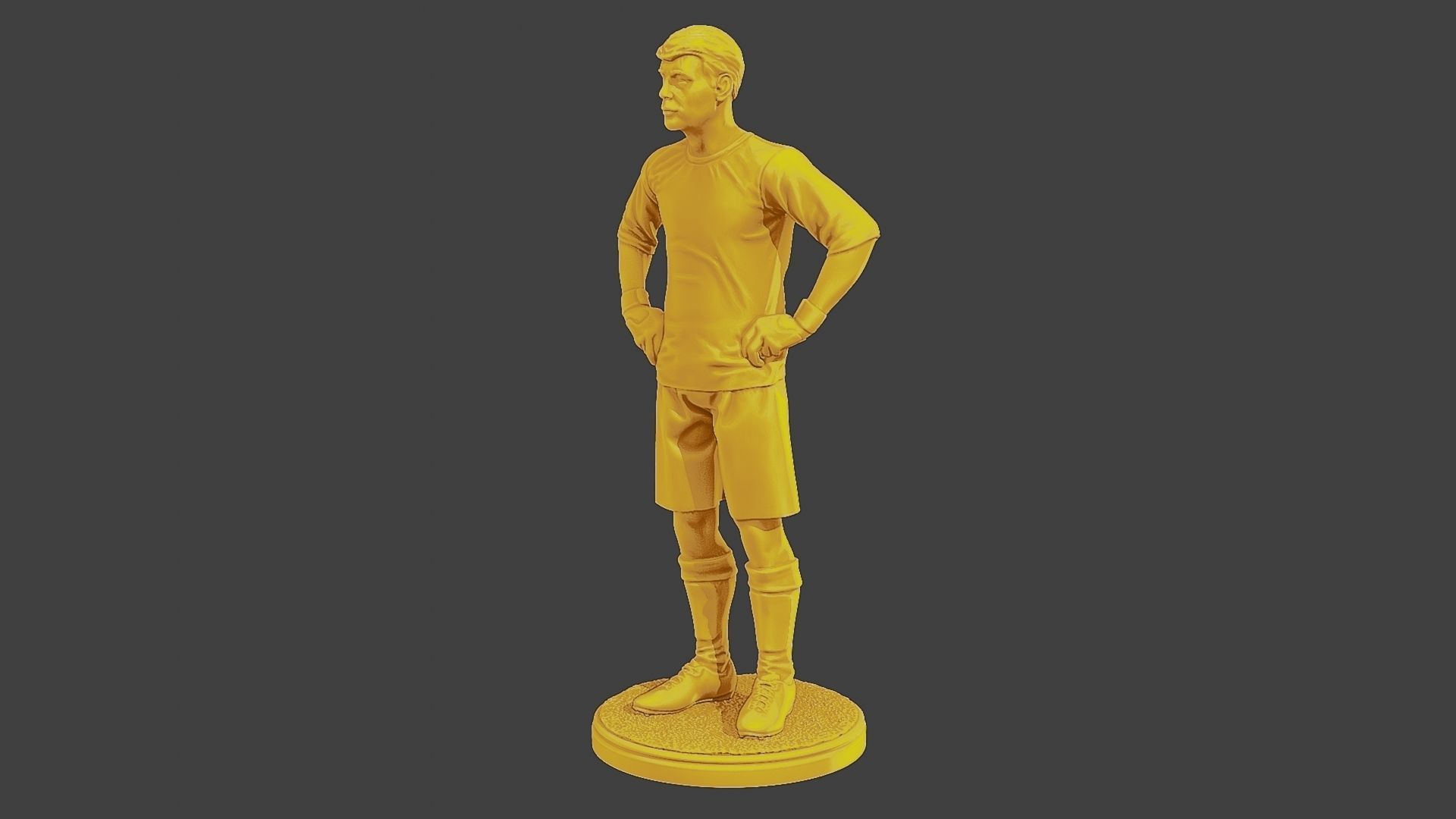 Soccer Player SP 018 3D print model_2