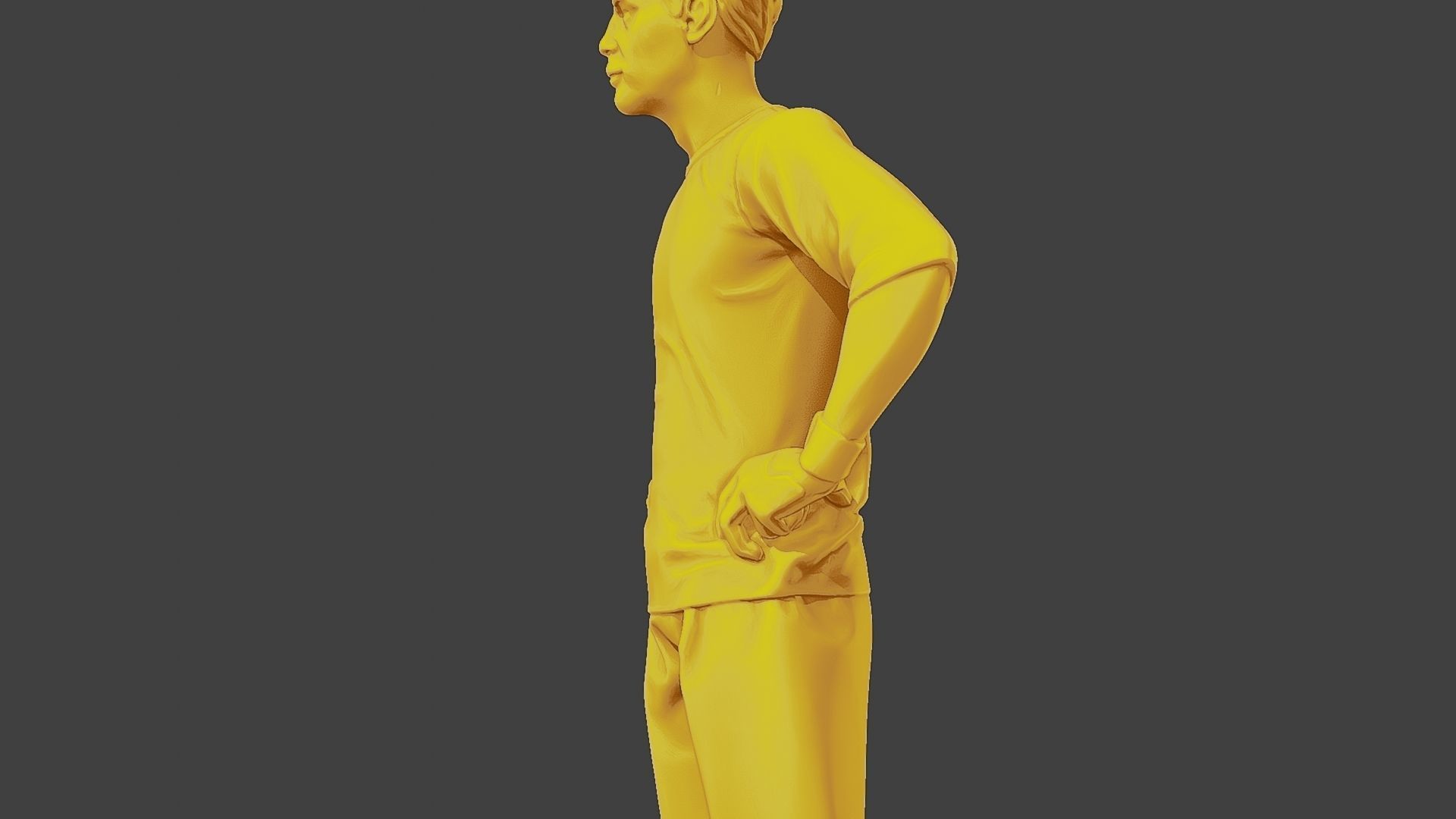 Soccer Player SP 018 3D print model_17