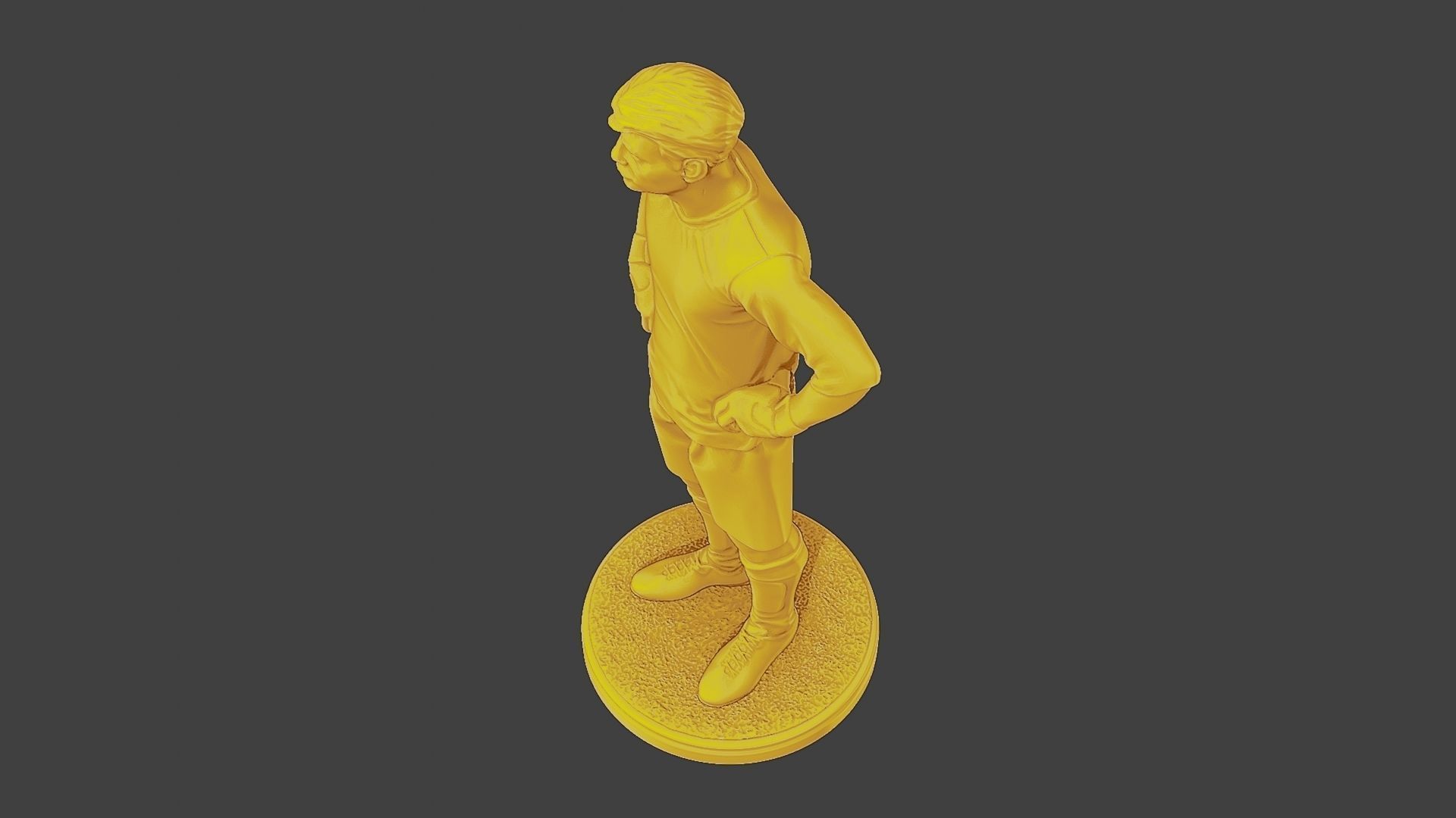 Soccer Player SP 018 3D print model_15