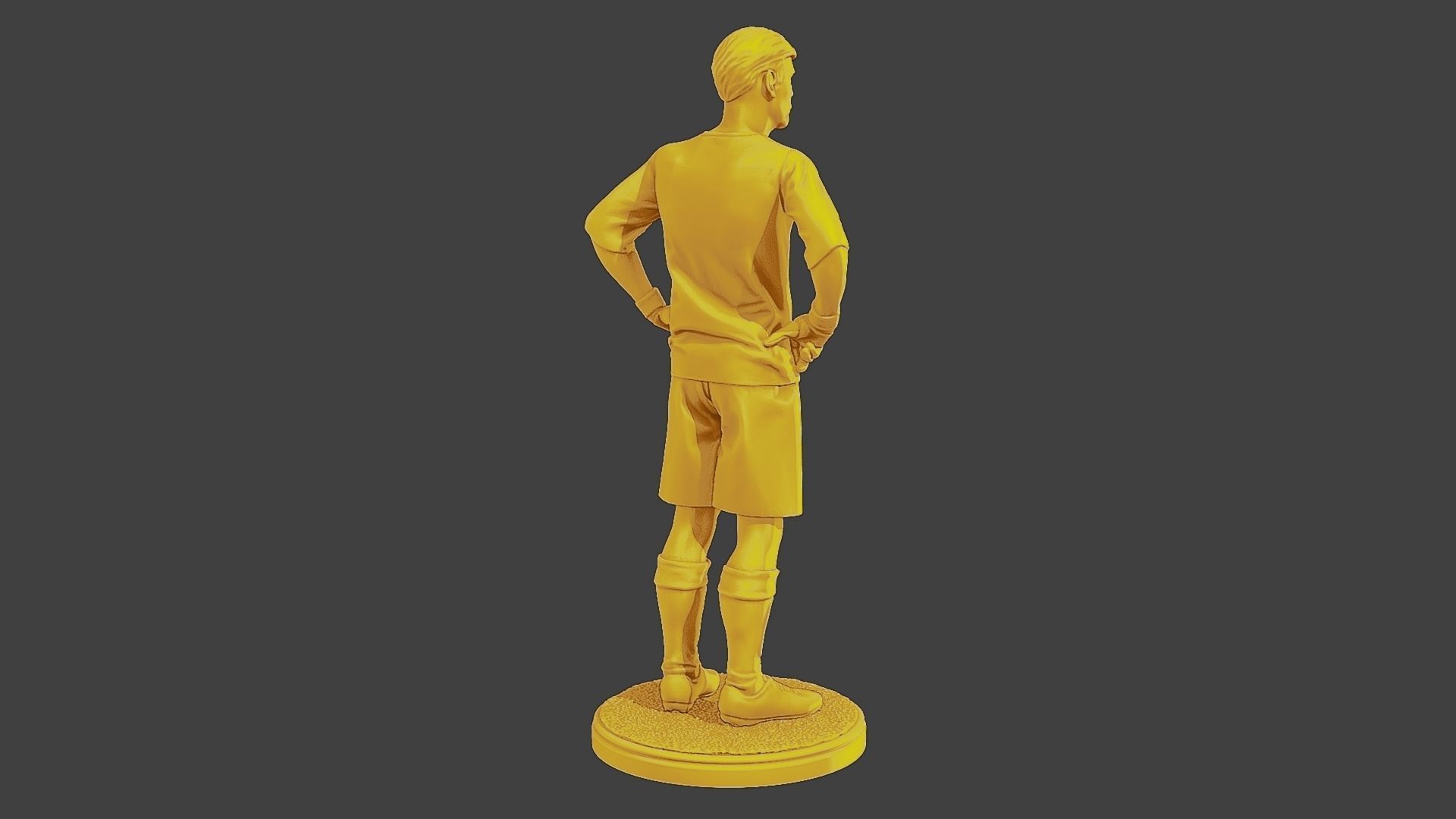 Soccer Player SP 018 3D print model_7