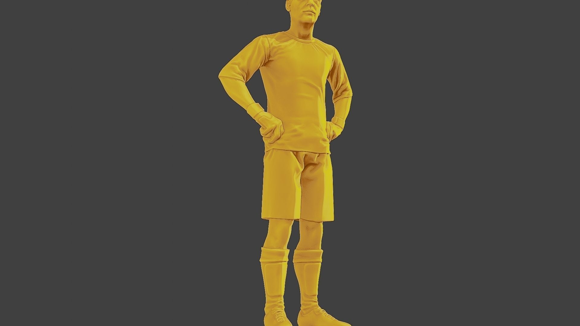 Soccer Player SP 018 3D print model_13