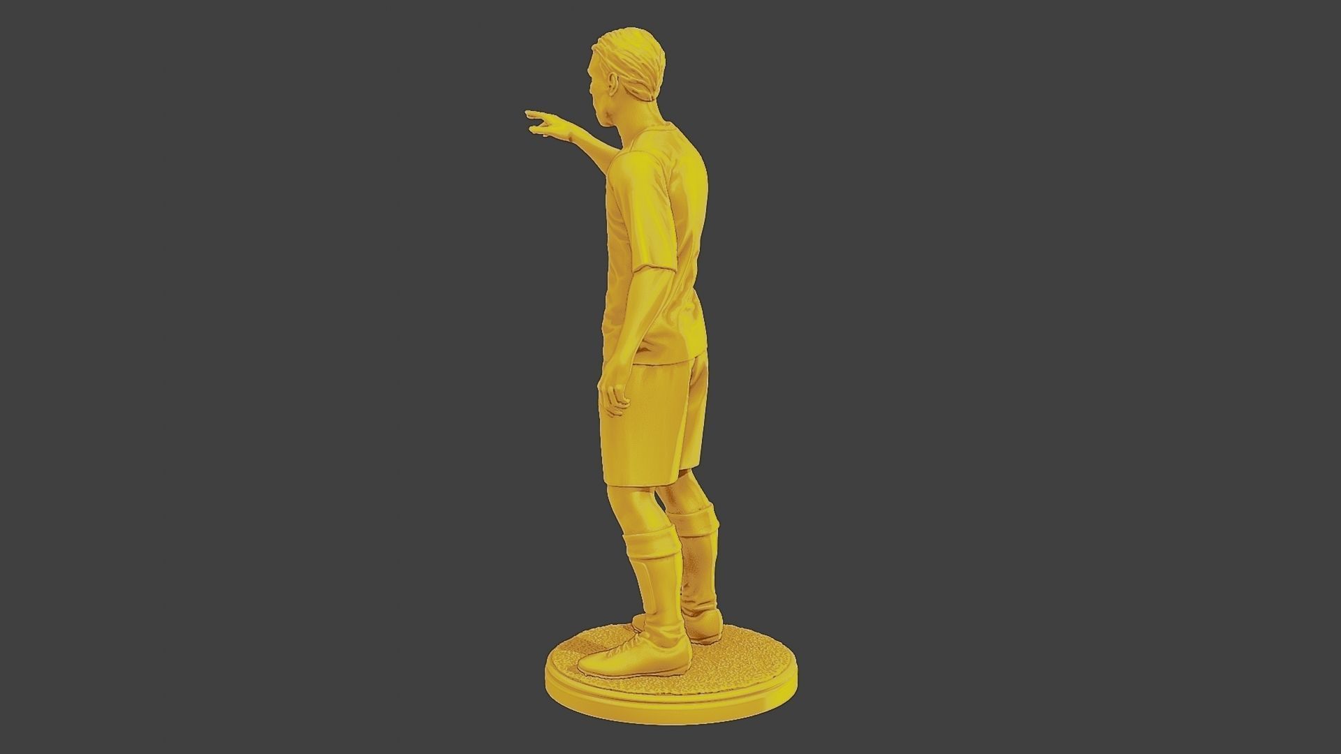 Soccer Player SP 019 3D print model_4