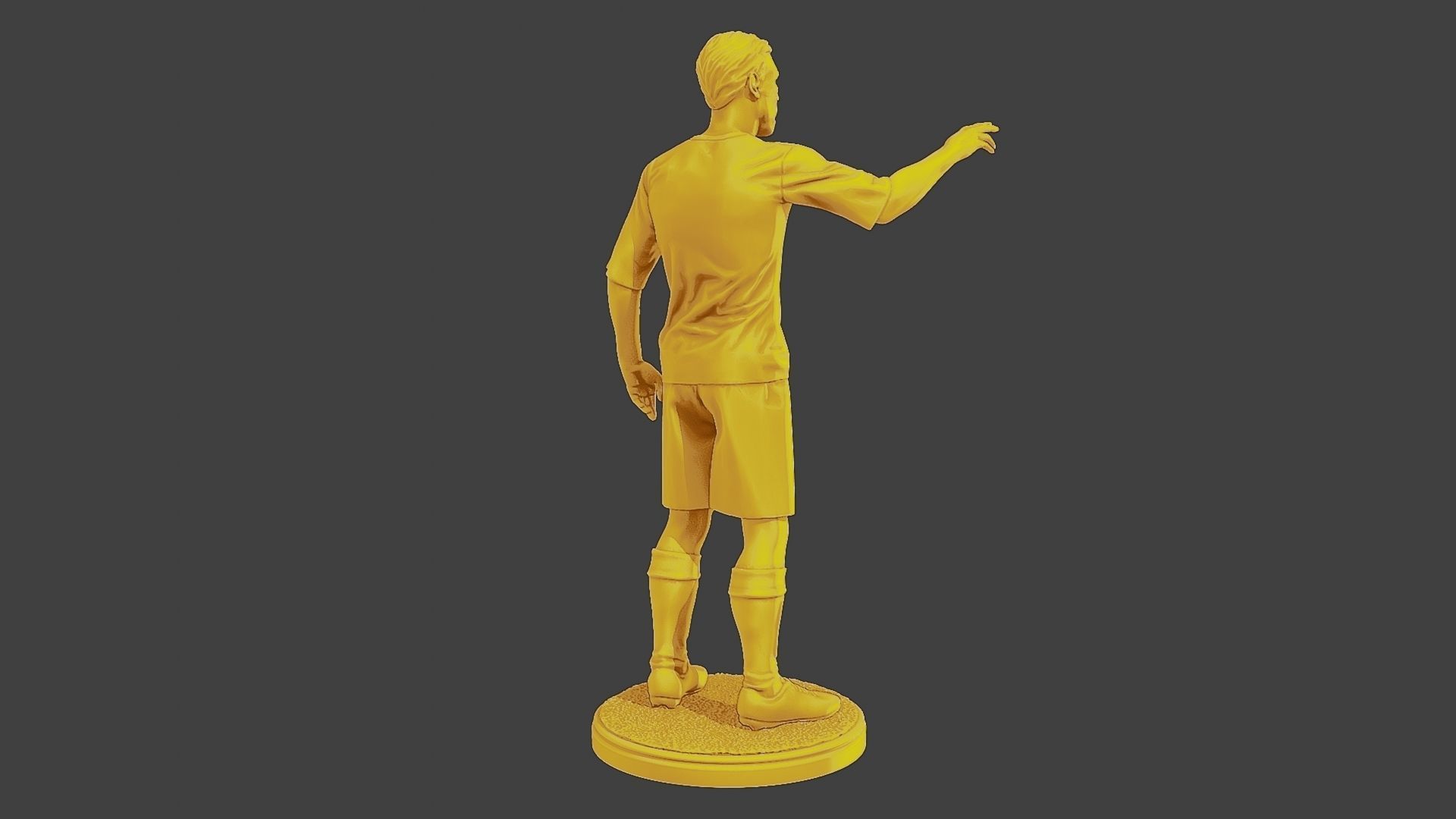 Soccer Player SP 019 3D print model_7