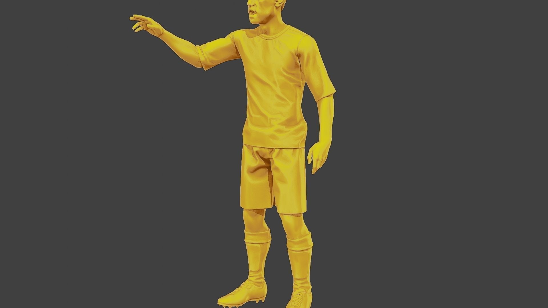 Soccer Player SP 019 3D print model_27