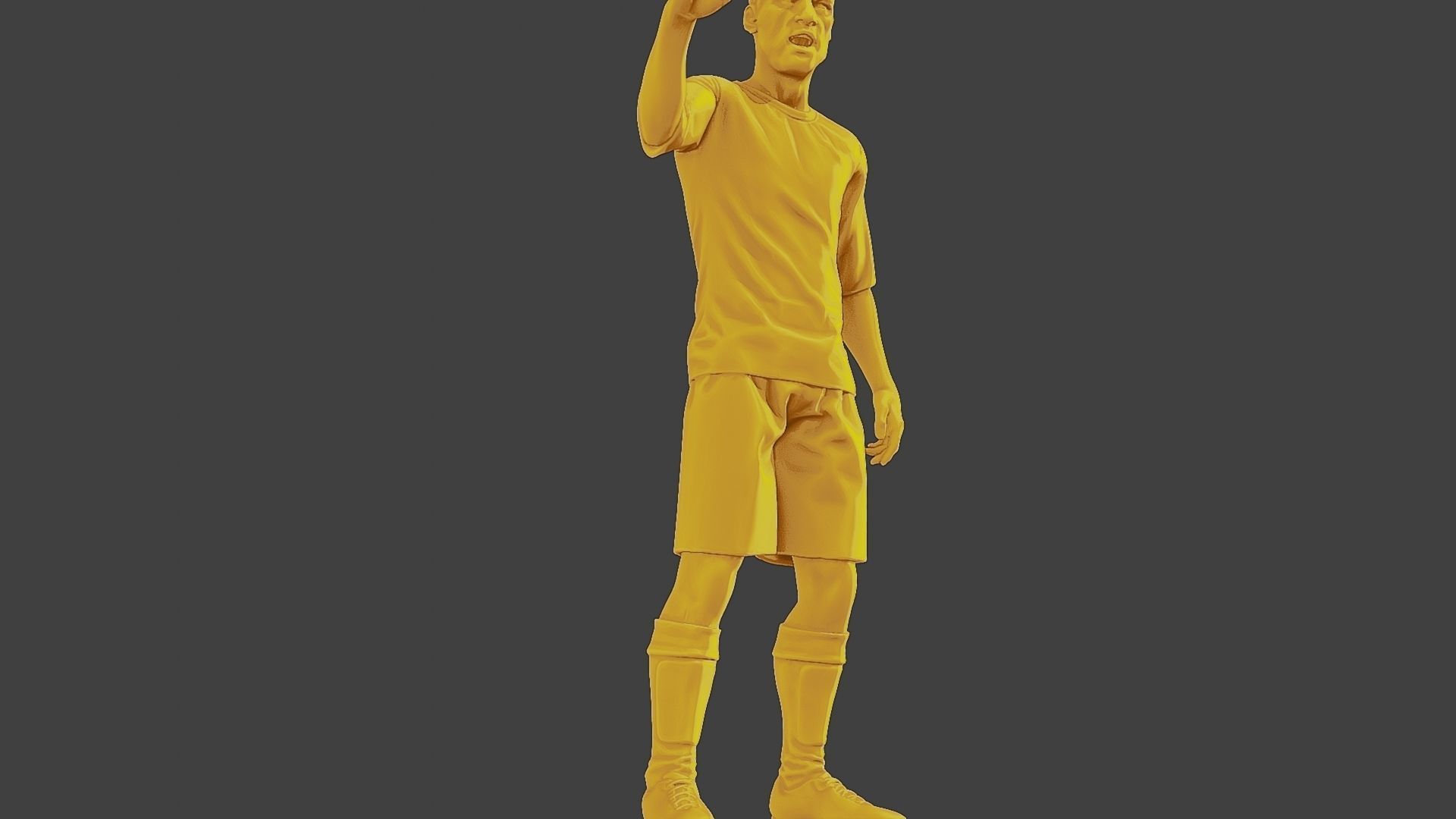 Soccer Player SP 019 3D print model_13