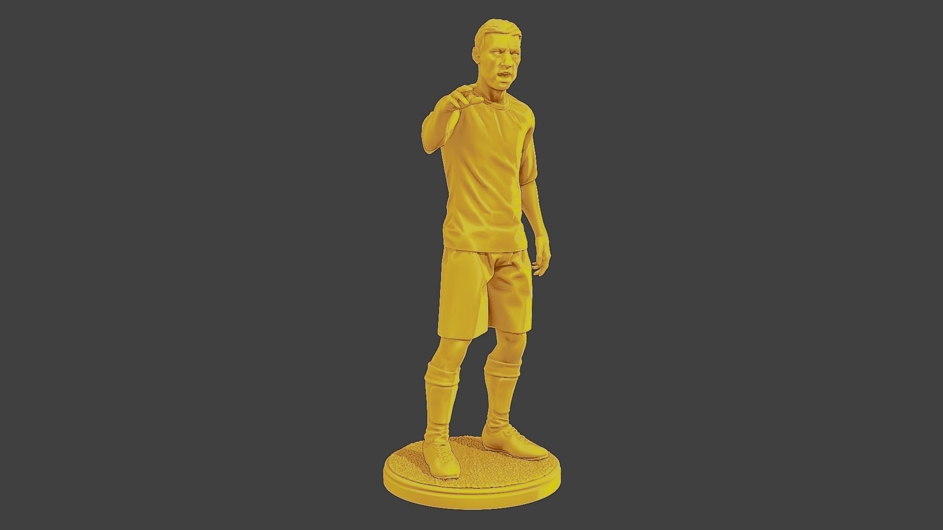 Soccer Player SP 019 3D print model_10