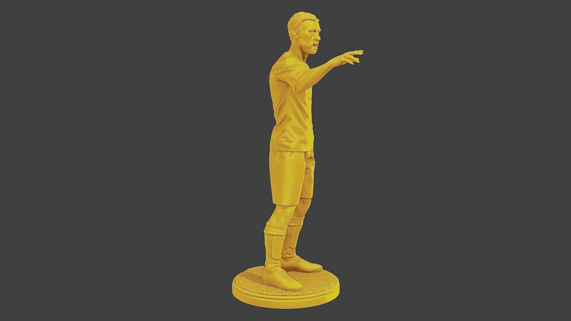 Soccer Player SP 019 3D print model_9