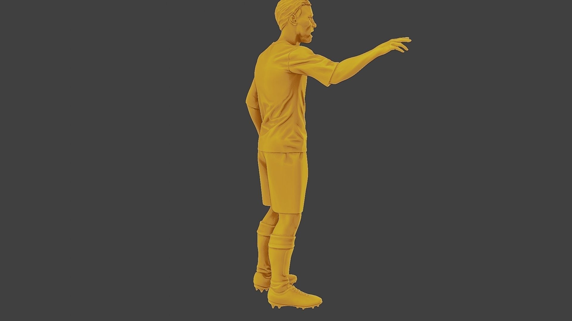 Soccer Player SP 019 3D print model_31