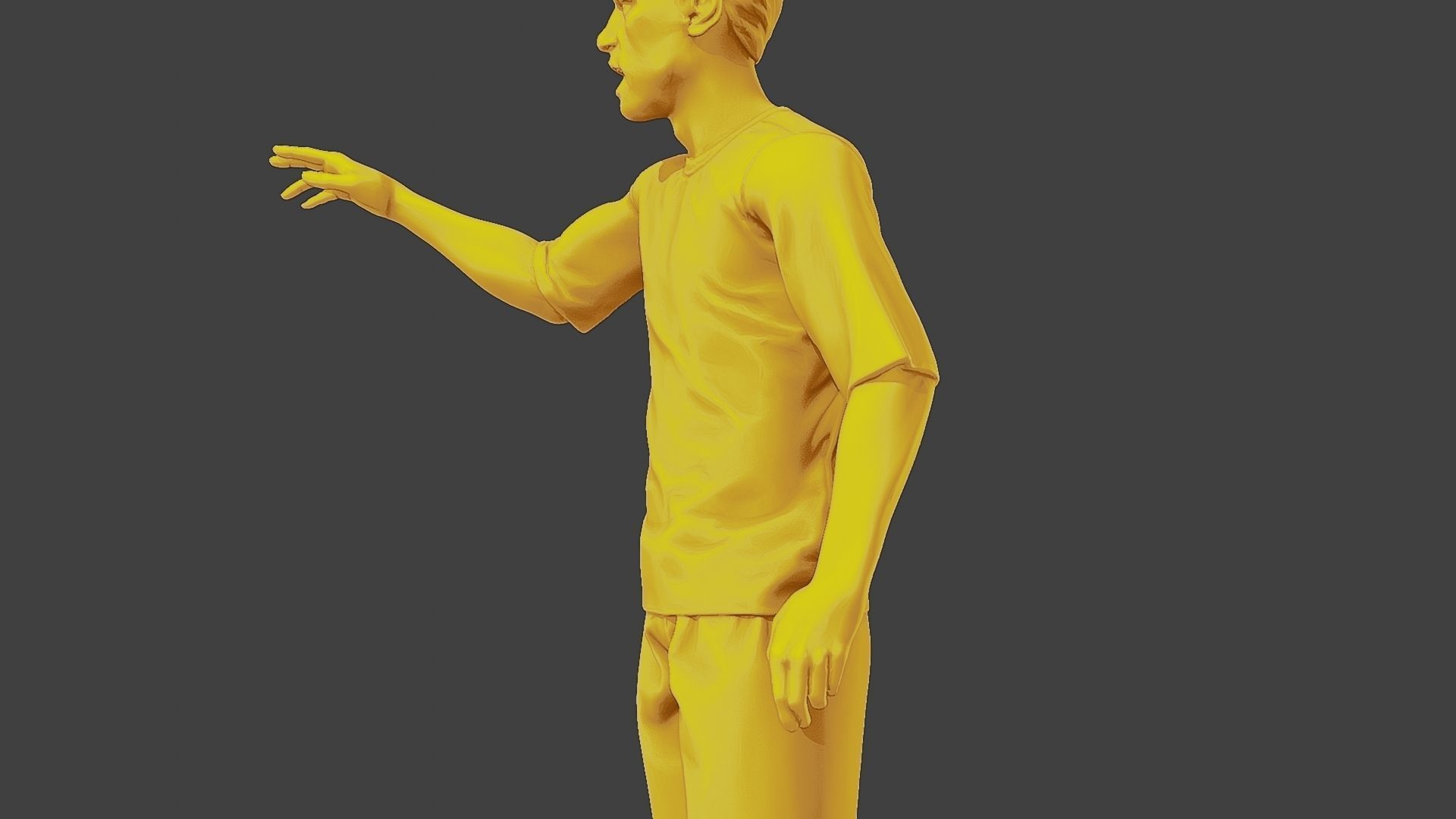 Soccer Player SP 019 3D print model_17