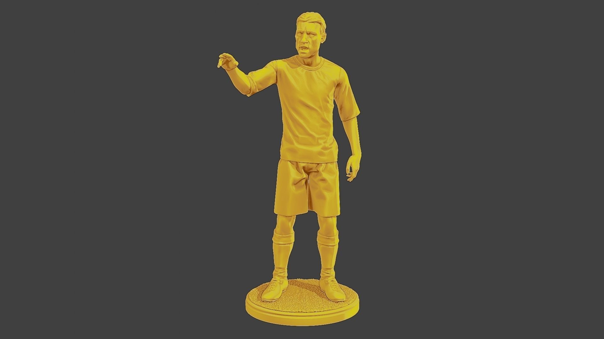 Soccer Player SP 019 3D print model_11