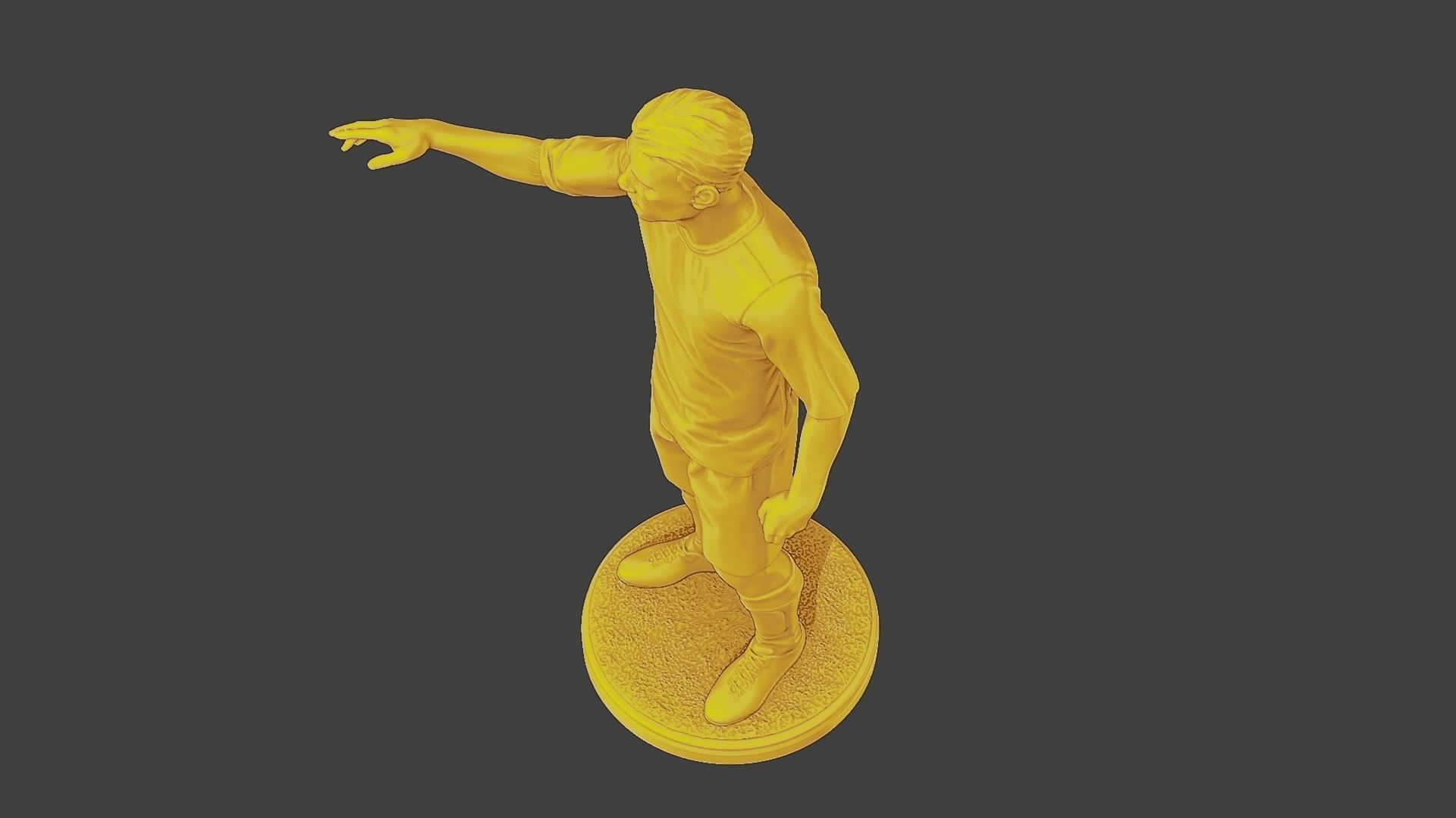 Soccer Player SP 019 3D print model_15