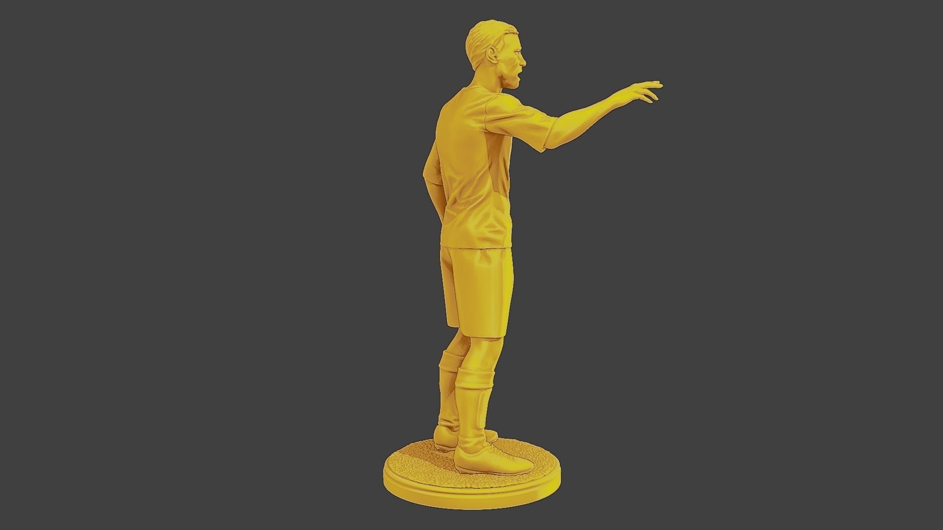 Soccer Player SP 019 3D print model_8
