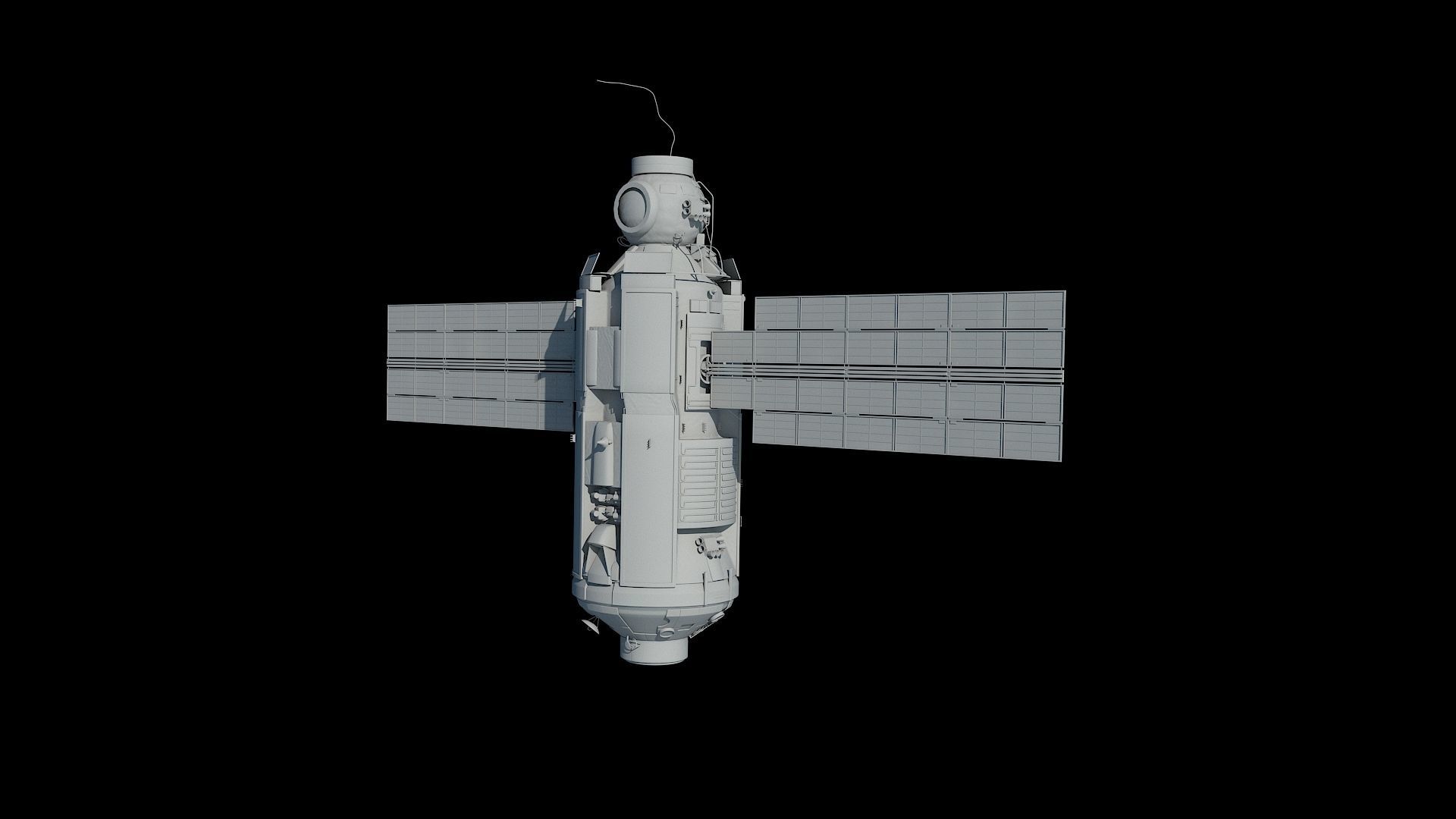 High quality 3D model Zarya ISS module 3D model 3D model_7