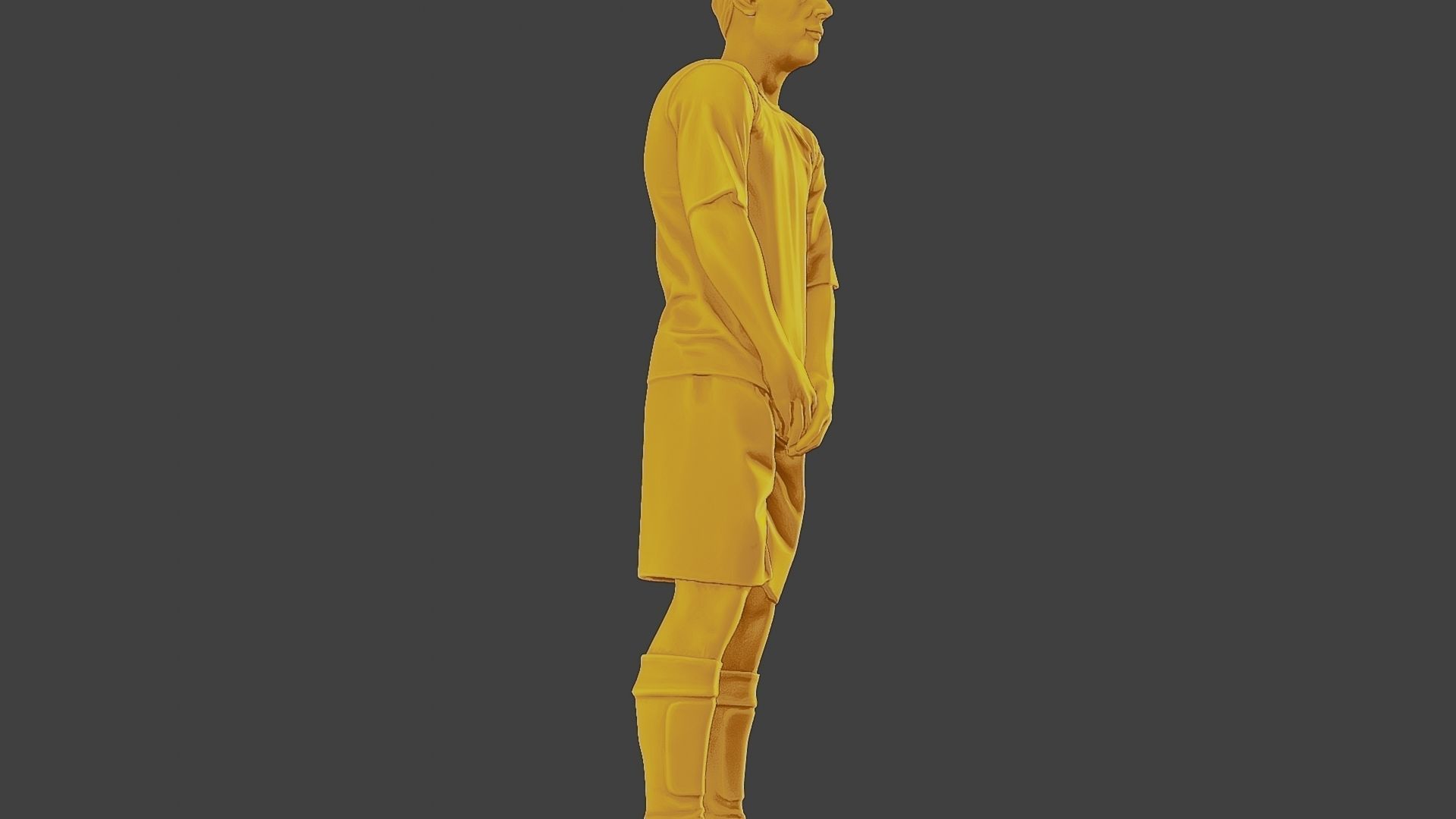 Soccer Player SP 021 3D print model_29