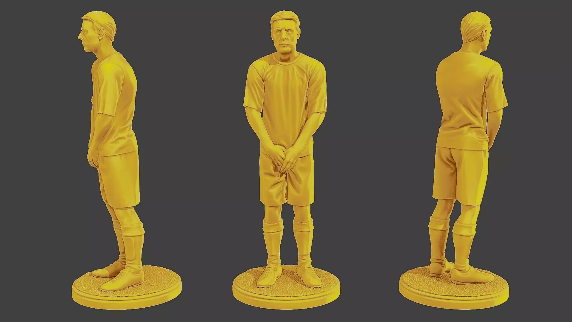 Soccer Player SP 021 3D print model_0