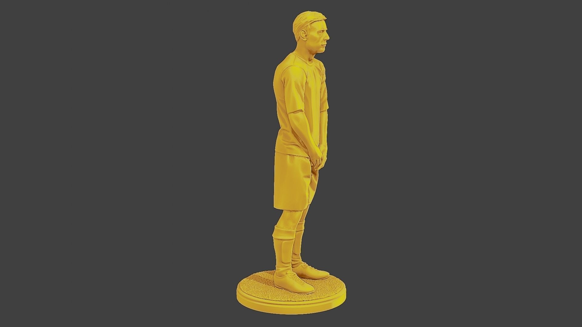 Soccer Player SP 021 3D print model_9