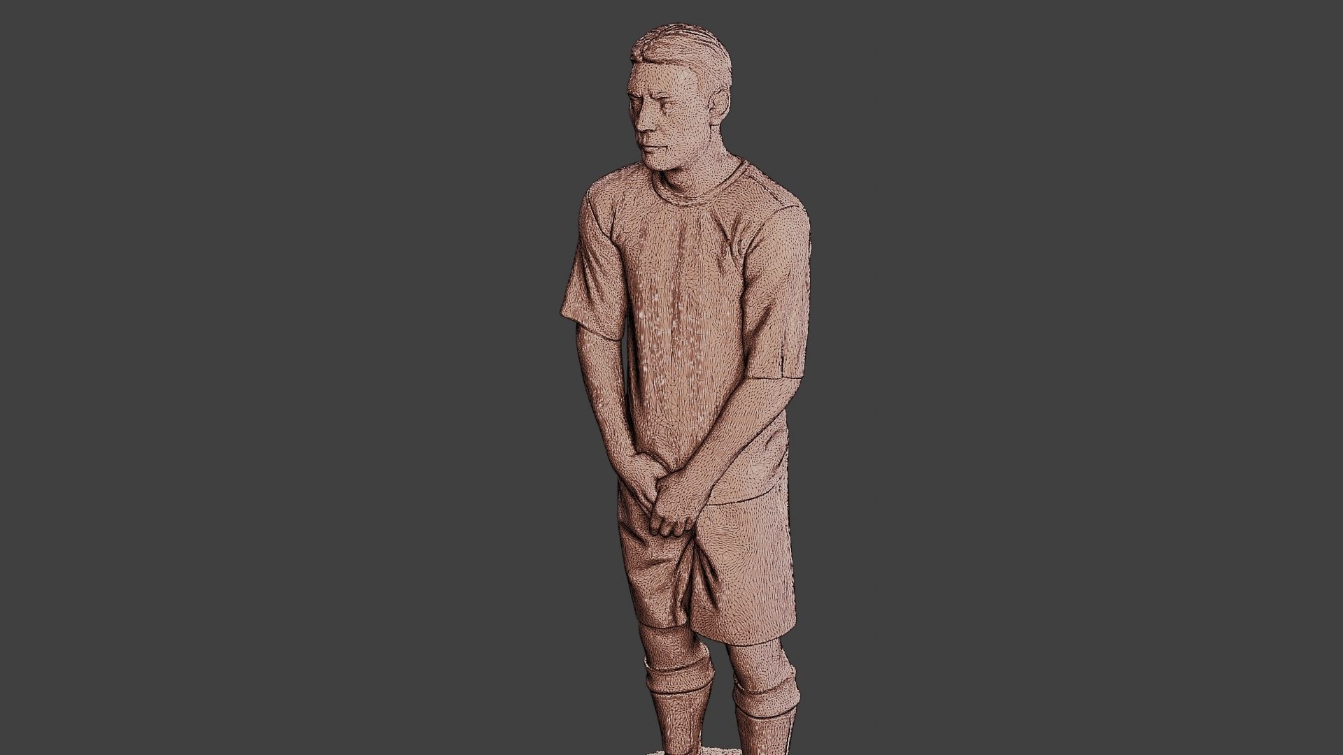 Soccer Player SP 021 3D print model_12