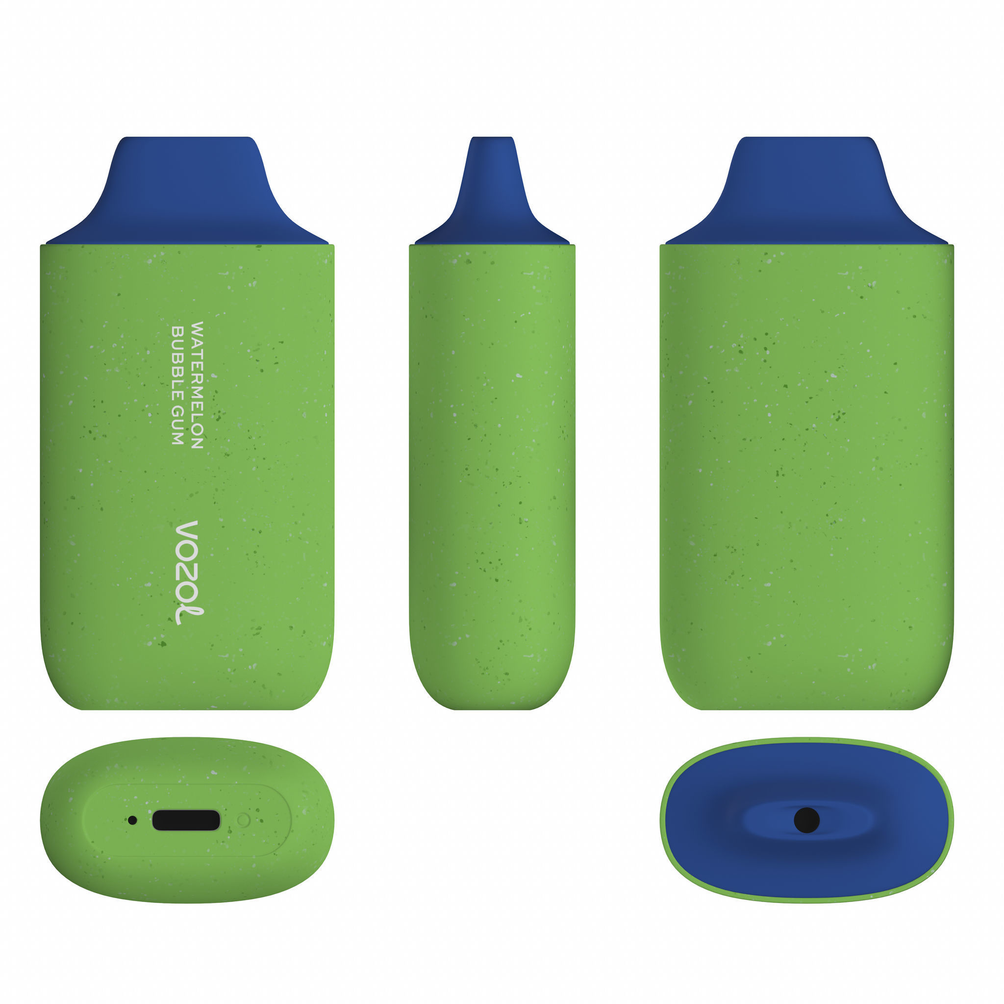 Vozol Star 6000 Watermelon Bubble Gum Low-poly 3D model_5