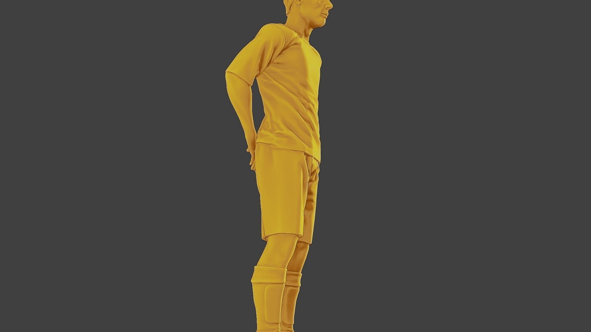 Soccer Player SP 024 3D print model_29