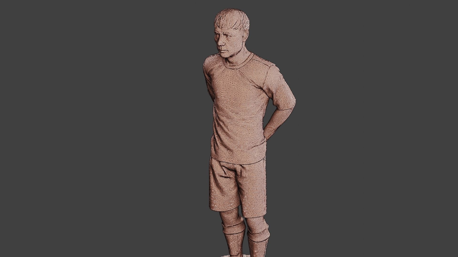 Soccer Player SP 024 3D print model_12