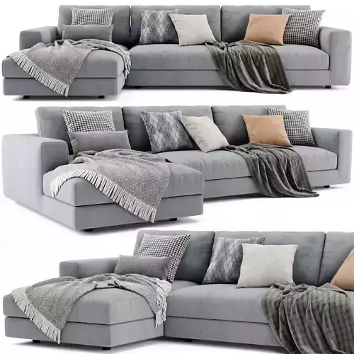 Bonaldo Superhiro Chaise Longue Sofa 3D model