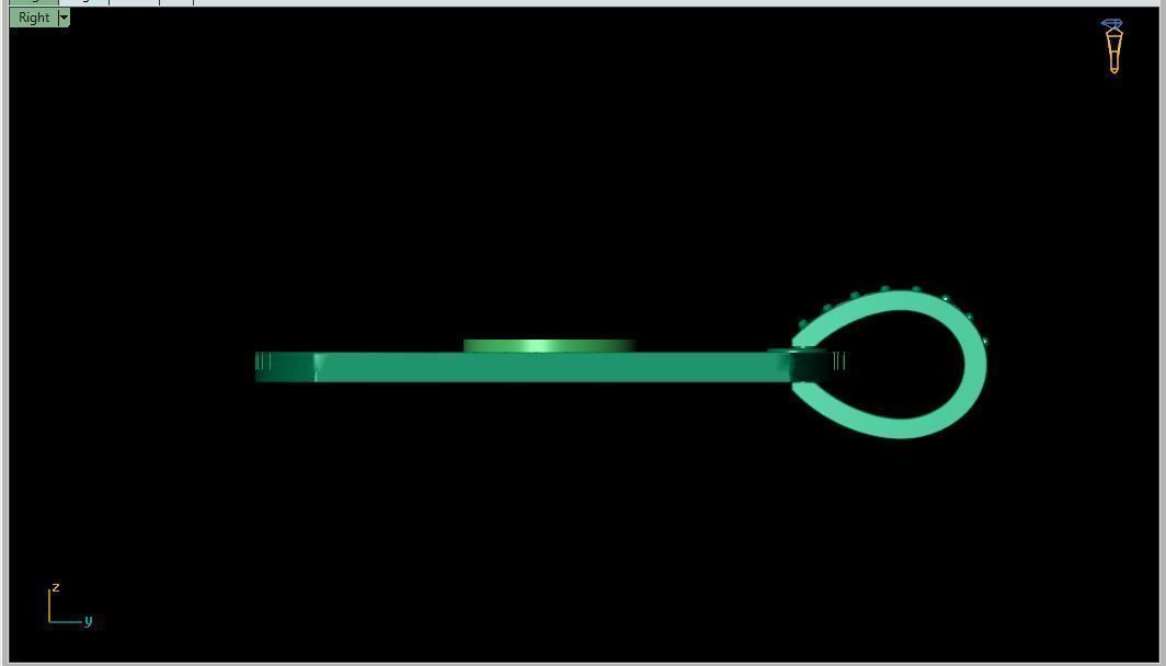 Latter O Pendent 3d Model 3D print model_2