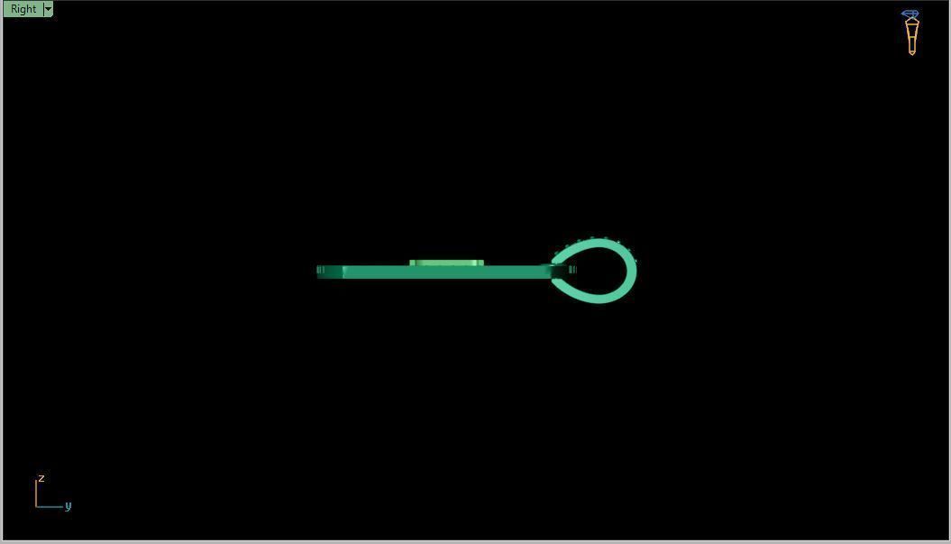 Latter M Pendent 3d Model 3D print model_2