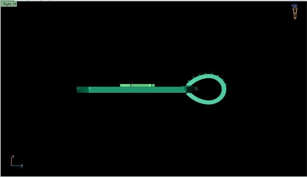 Latter L Pendent 3d Model 3D print model_2