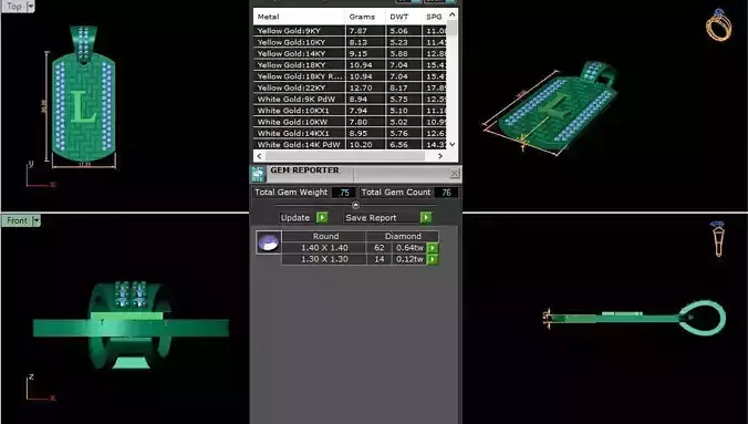Latter L Pendent 3d Model 3D print model Latter L Pendent 3d Model 3D print model
