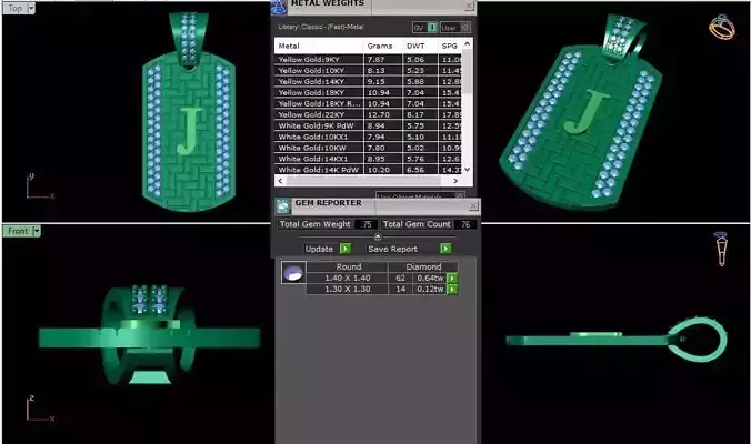 Latter J Pendent 3d Model 3D print model Latter J Pendent 3d Model 3D print model