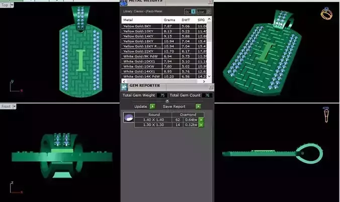 Latter I Pendent 3d Model 3D print model Latter I Pendent 3d Model 3D print model