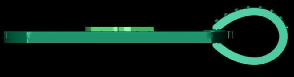 Latter G Pendent 3d Model 3D print model_2