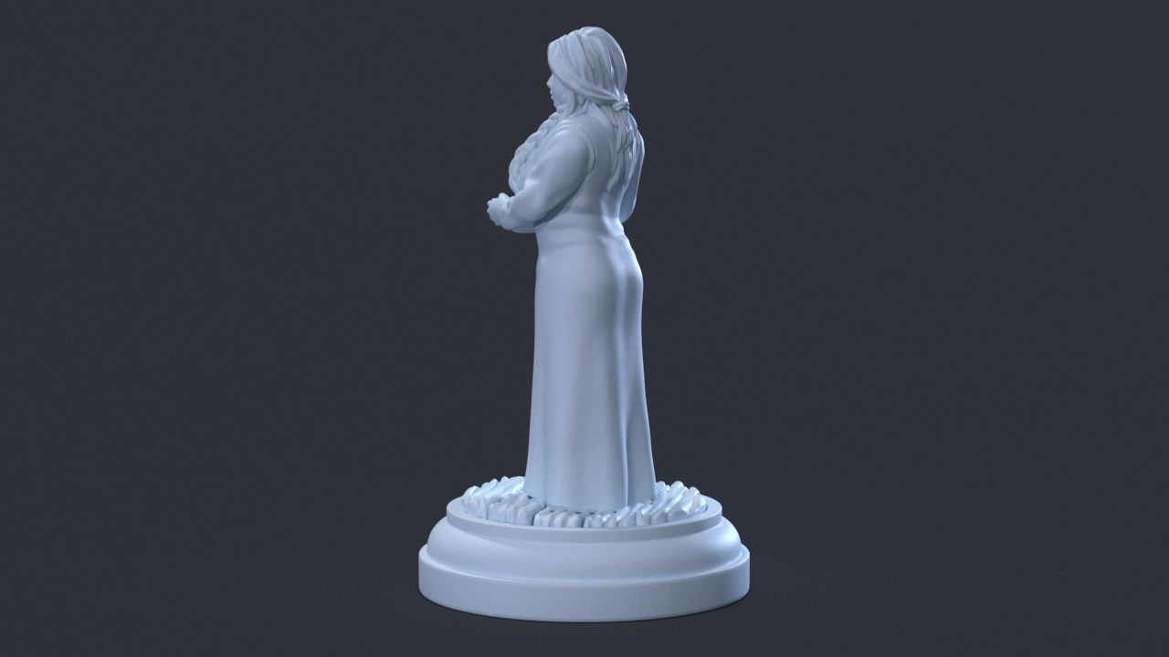 Innkeepers daughter DnD 3D print model_3