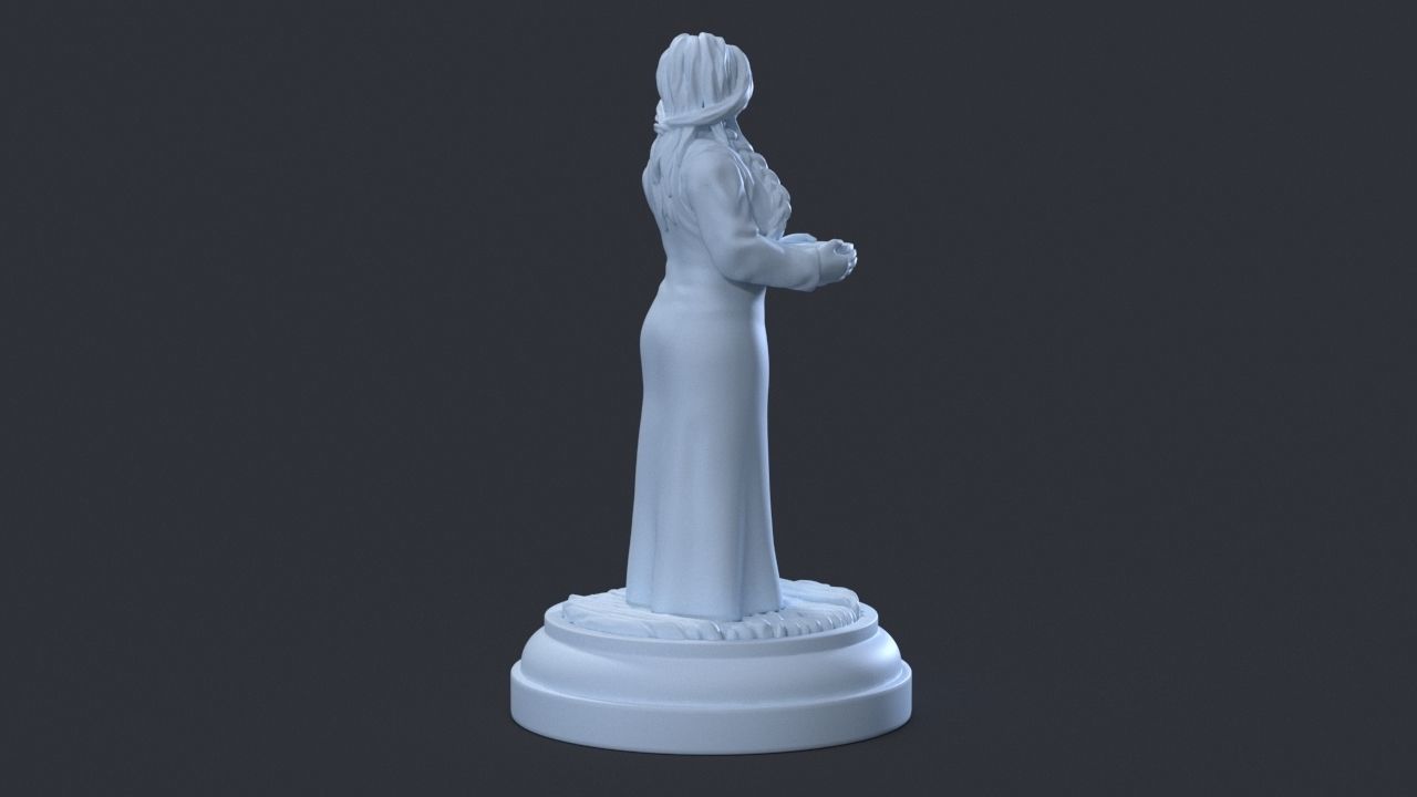 Innkeepers daughter DnD 3D print model_4