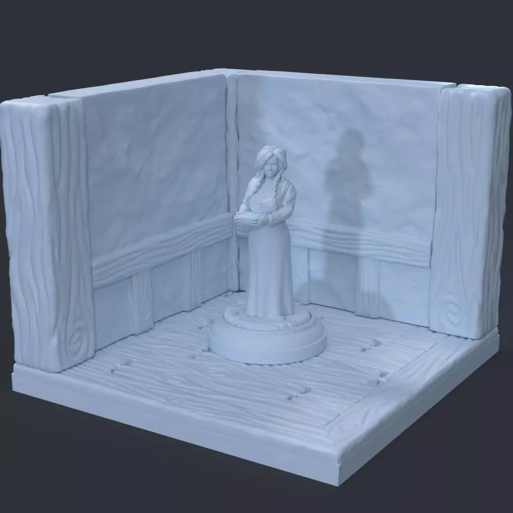 Innkeepers daughter DnD 3D print model_0