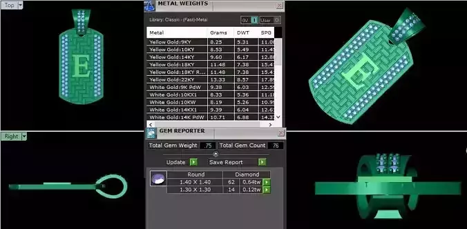 Latter E Pendent 3d Model 3D print model Latter E Pendent 3d Model 3D print model