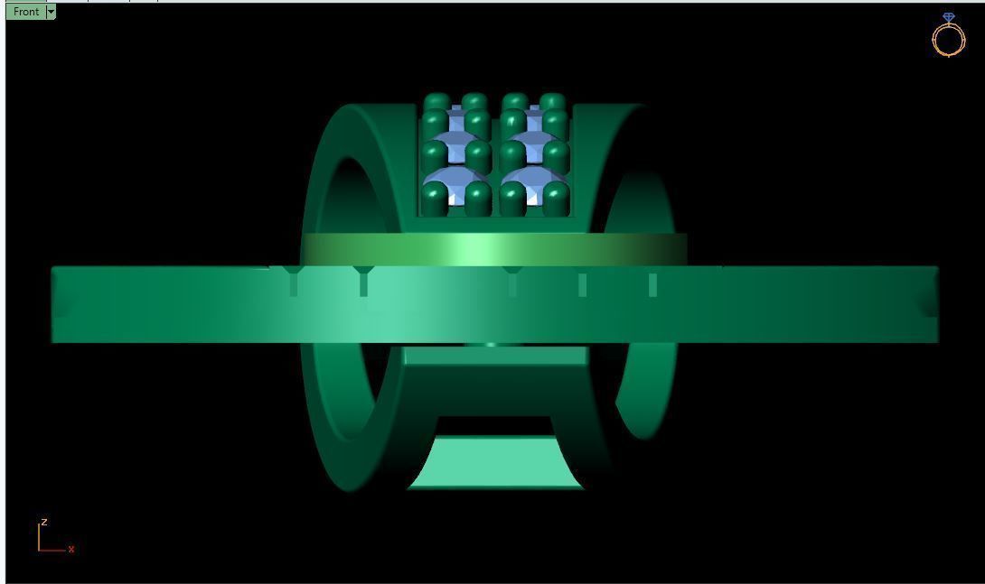 Latter C Pendent 3d Model 3D print model_2