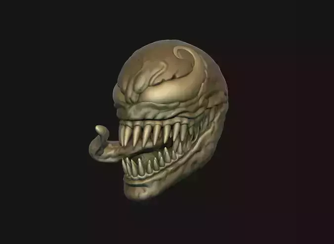 Venom head 3D print model