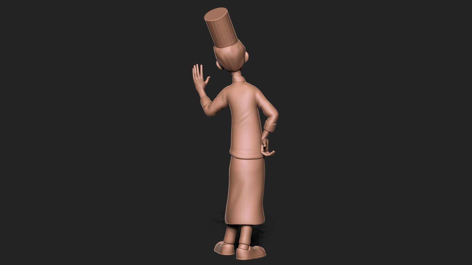ratatouille Alfredo Linguini 3D print model_6