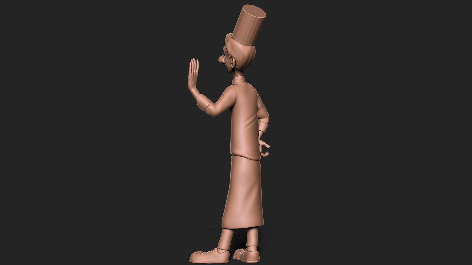 ratatouille Alfredo Linguini 3D print model_7
