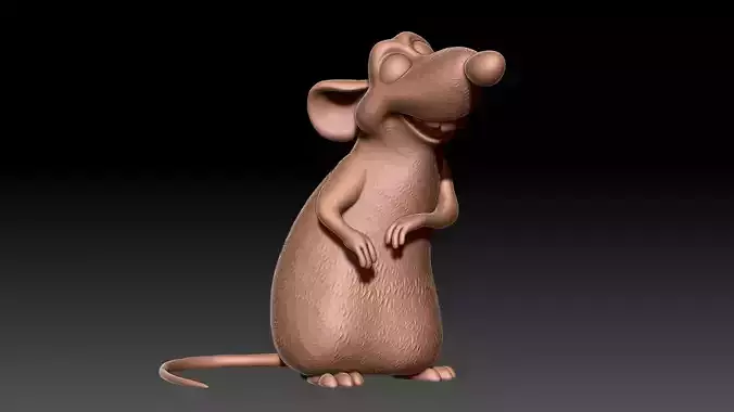 Ratatouille mouse 3D print model