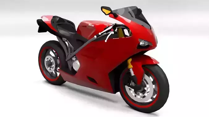 DUCATI 1198R 3D model