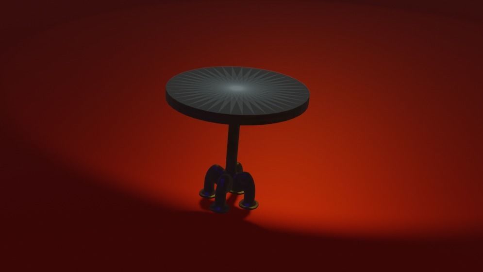 Table Free 3D model_6